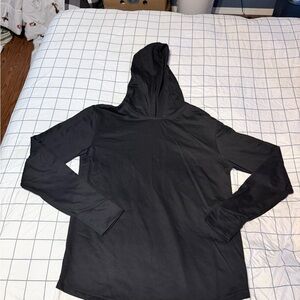 Men's Black Lightweight Hoodie Jacket